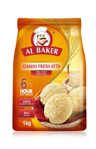 Al Baker Chakki Fresh Atta 1Kg